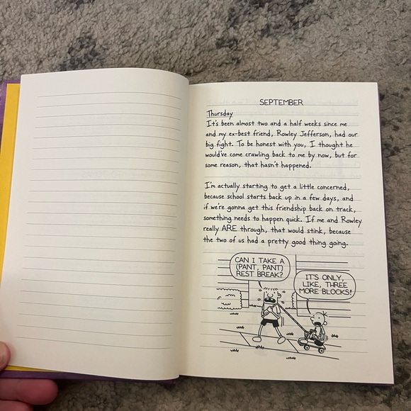 Diary of a Wimpy Kid Book 5 The Ugly Truth by Jeff Kinney Hard Cover - Picture 4 of 4